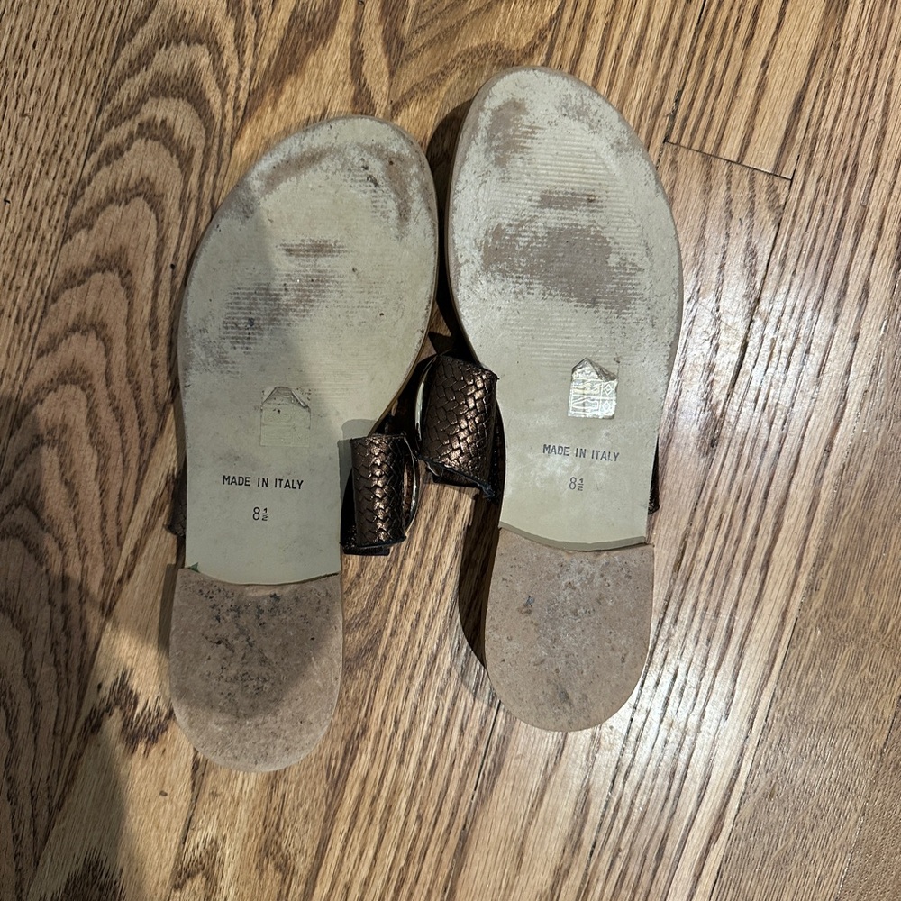 Copper/ gold metallic-look sandals from Coach and Four - Picture 2 of 2